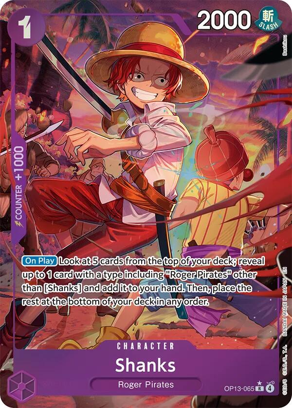 Shanks (Alternate Art) [Carrying On His Will] | Devastation Store