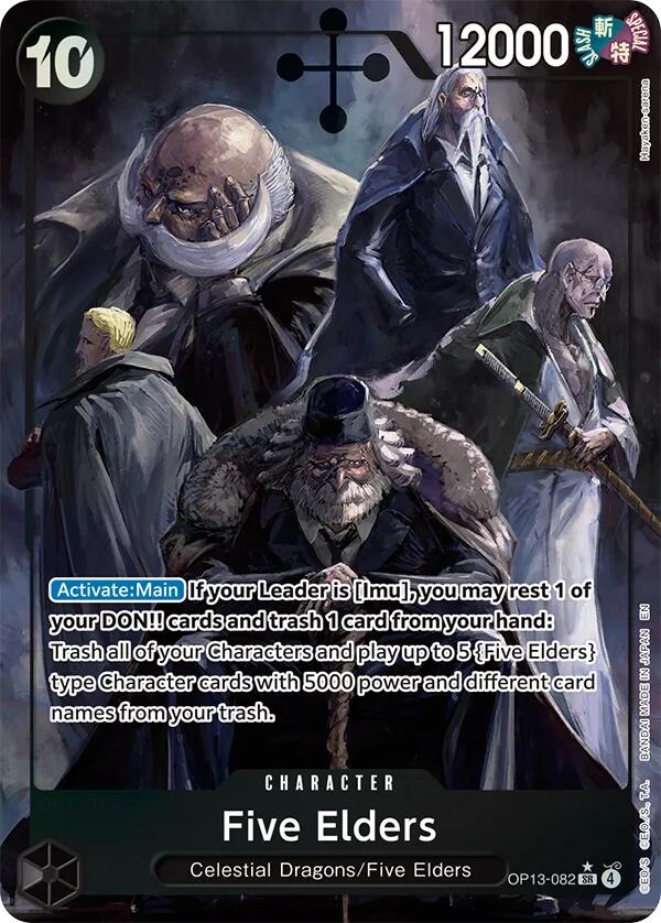 Five Elders (Alternate Art) [Carrying On His Will] | Devastation Store