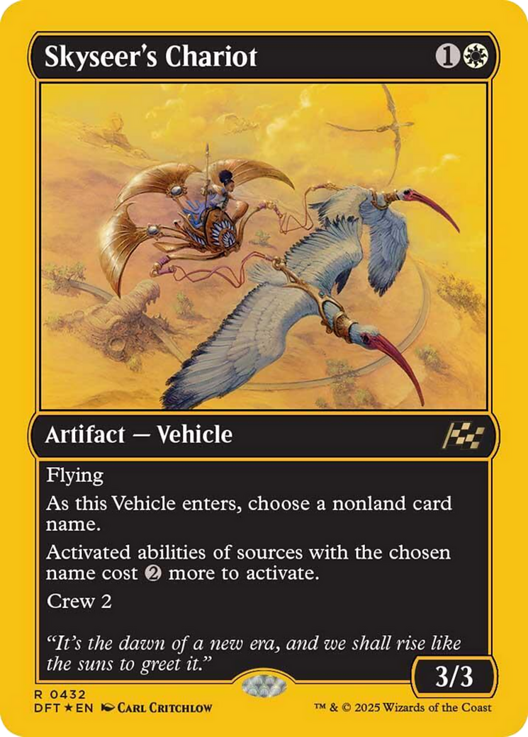 Skyseer's Chariot (First-Place Foil) [Aetherdrift] | Devastation Store