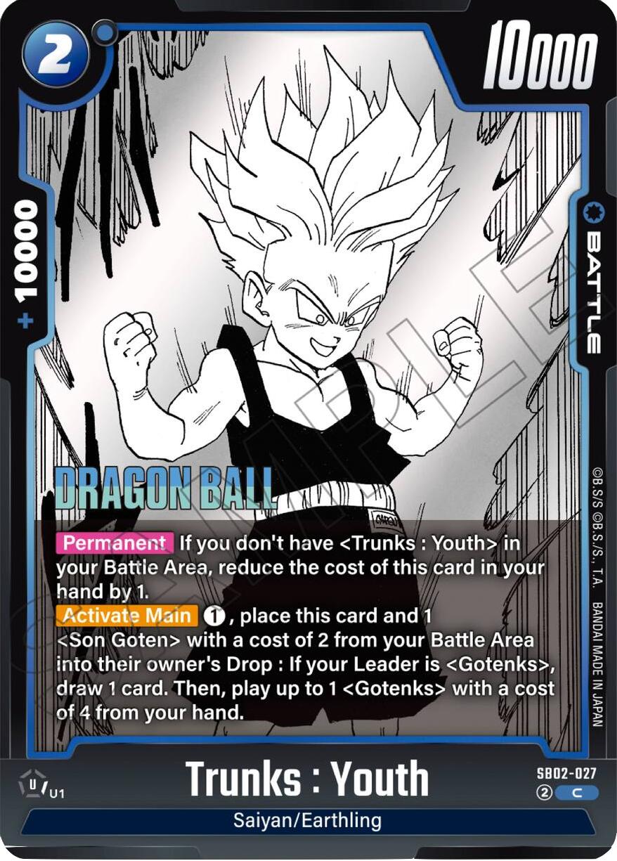 Trunks : Youth [Manga Booster 02] | Devastation Store