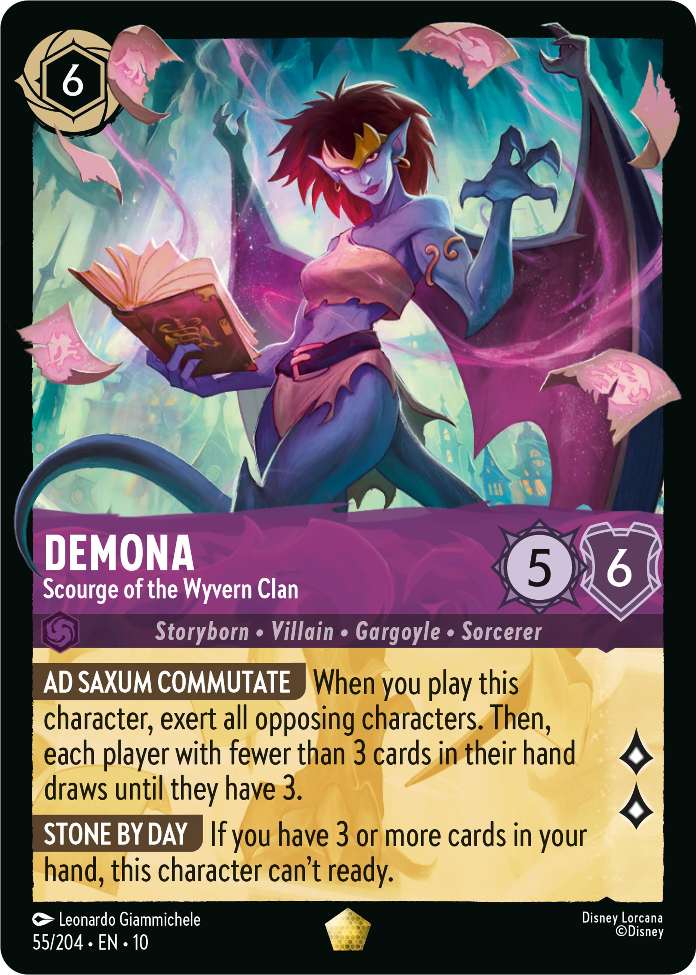Demona - Scourge of the Wyvern Clan (55/204) [Whispers in the Well] | Devastation Store