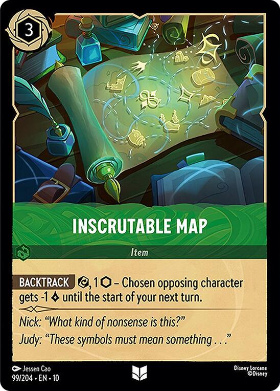 Inscrutable Map (99/204) [Whispers in the Well] | Devastation Store