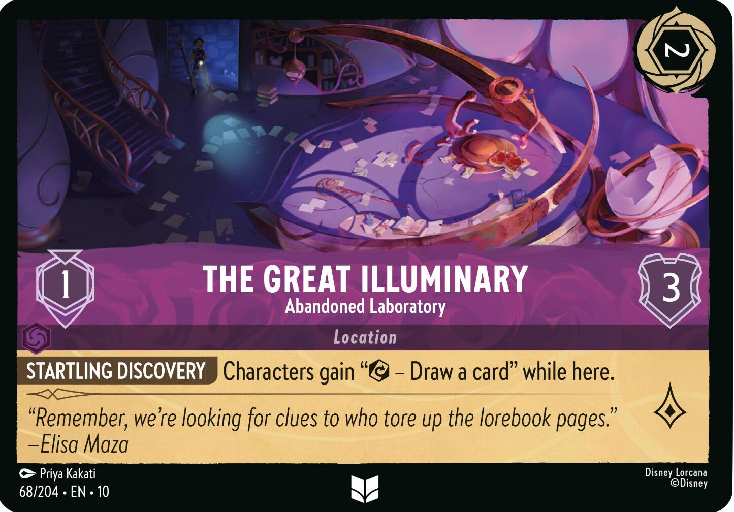 The Great Illuminary - Abandoned Laboratory (69/204) [Whispers in the Well] | Devastation Store