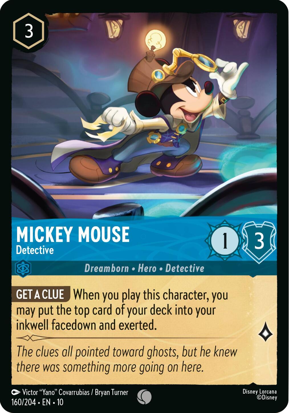Mickey Mouse - Detective (160/204) [Whispers in the Well] | Devastation Store