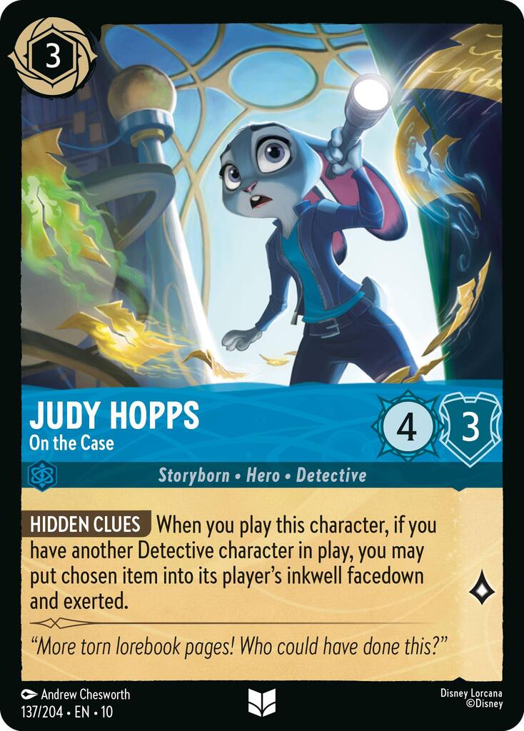 Judy Hopps - On the Case (137/204) [Whispers in the Well] | Devastation Store