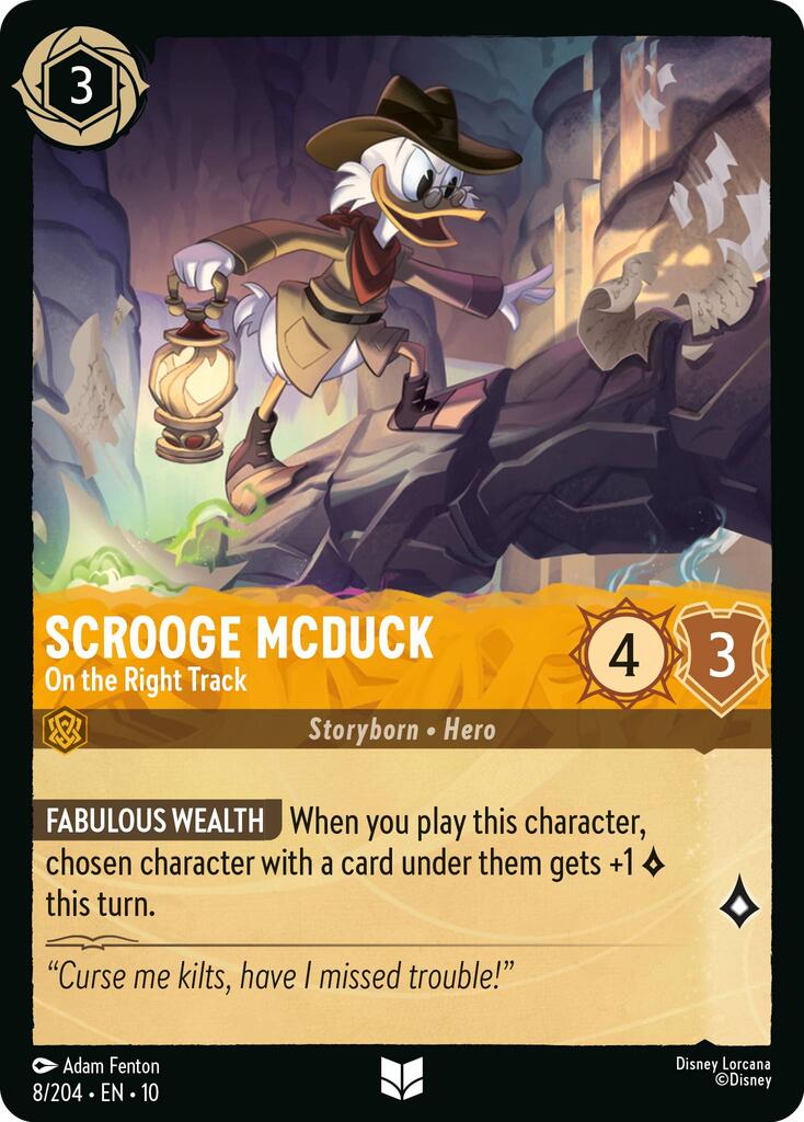 Scrooge McDuck - On the Right Track (8/204) [Whispers in the Well] | Devastation Store