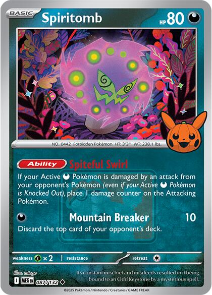 Spiritomb (087/132) (Pokeween 2025) [Miscellaneous Cards] | Devastation Store