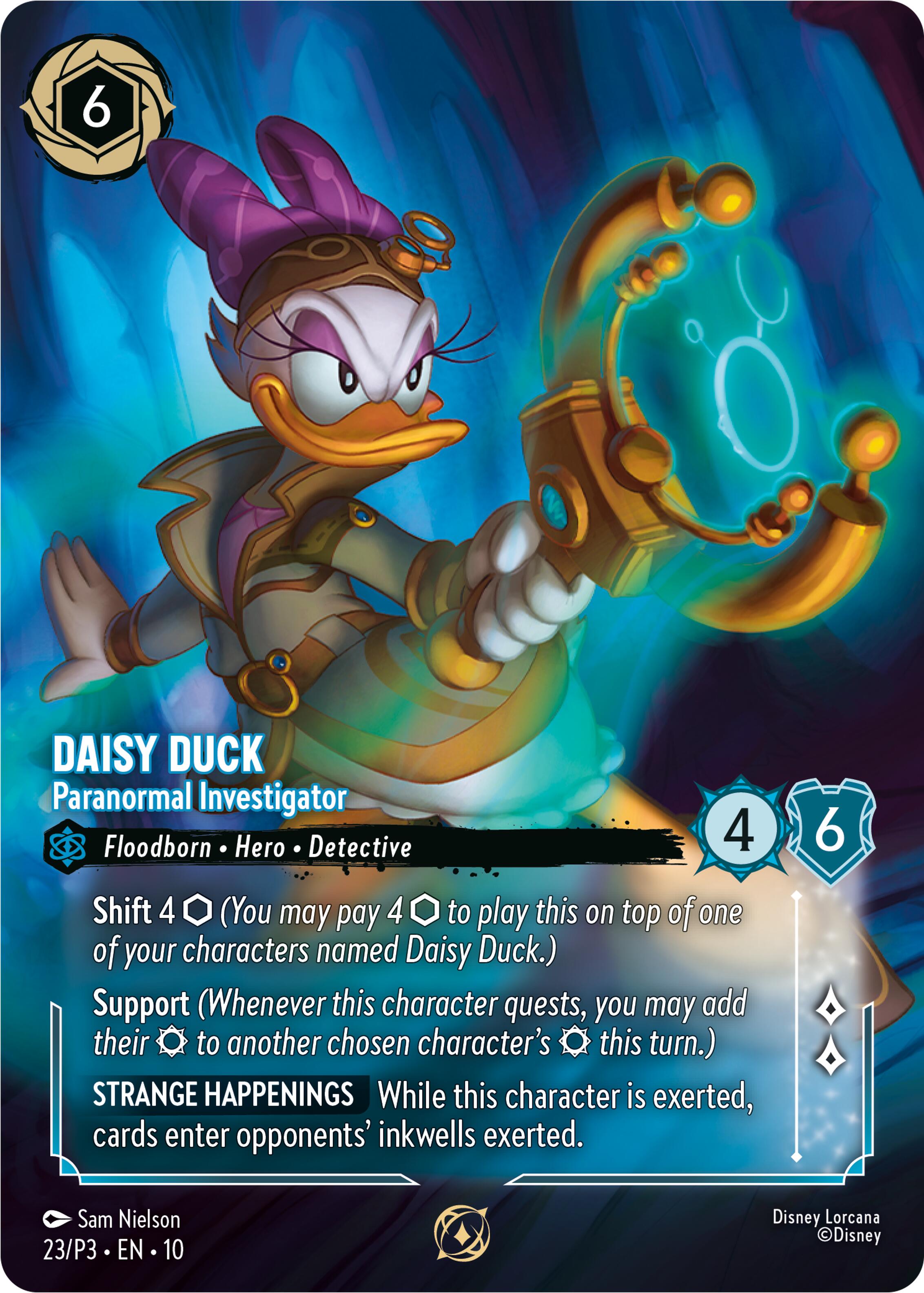 Daisy Duck - Paranormal Investigator (Store Championship Participant) (23) [Promo Cards] | Devastation Store