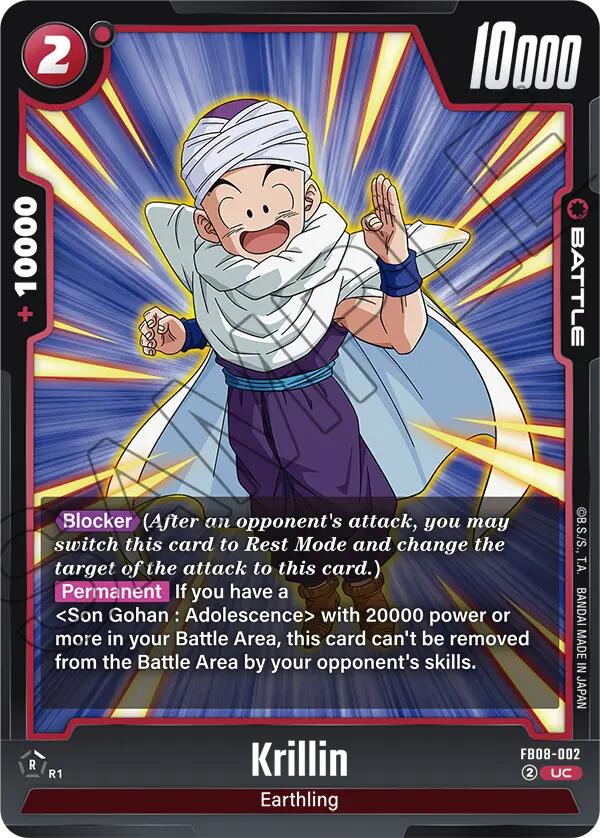 Krillin (FB08-002) [Saiyan's Pride] | Devastation Store