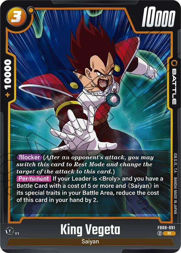 King Vegeta [Saiyan's Pride] | Devastation Store