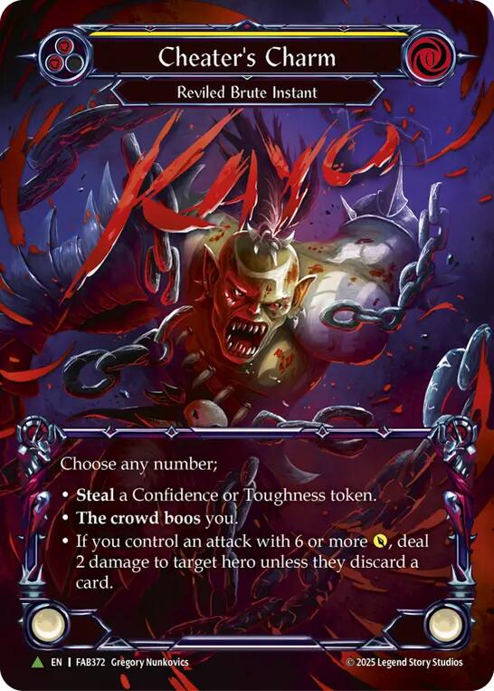 Cheater's Charm [FAB372] (Promo)  Cold Foil | Devastation Store