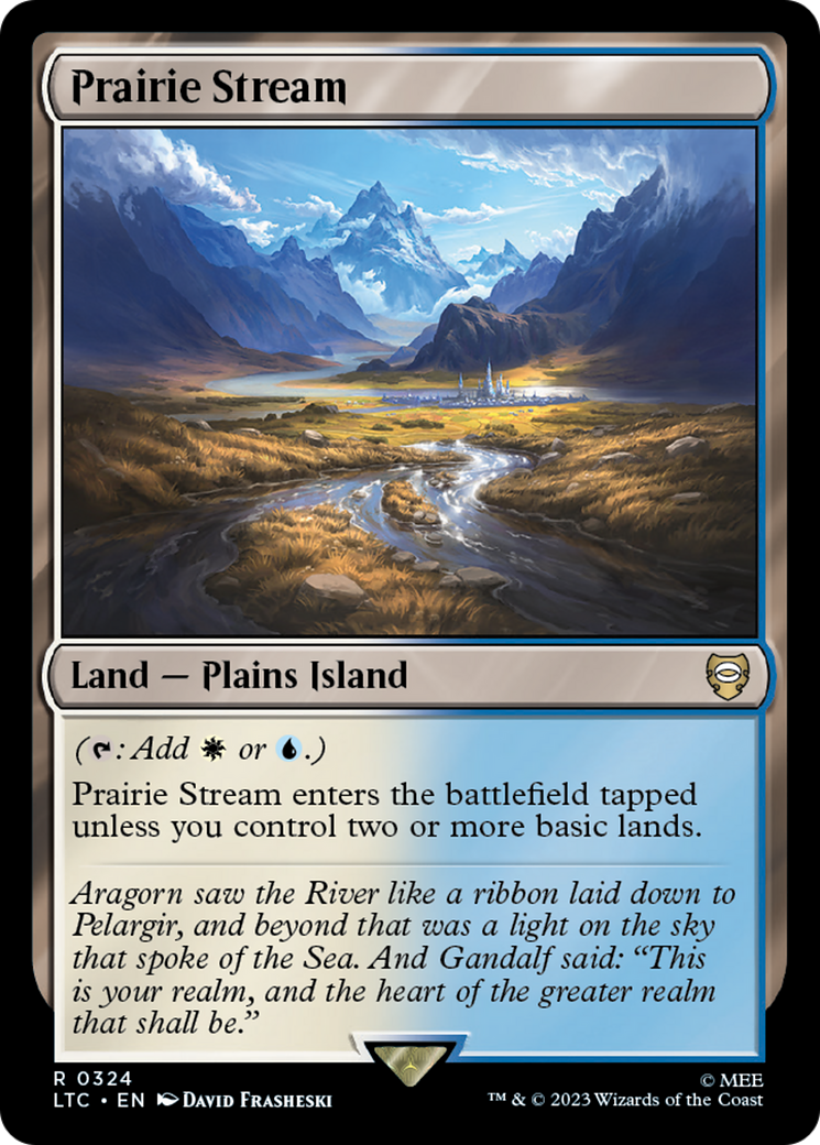 Prairie Stream [The Lord of the Rings: Tales of Middle-Earth Commander] | Devastation Store