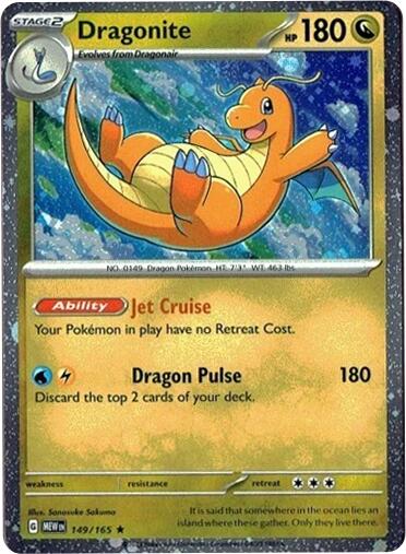 Dragonite 149/165 (Cosmos Holo) [Miscellaneous Cards] | Devastation Store