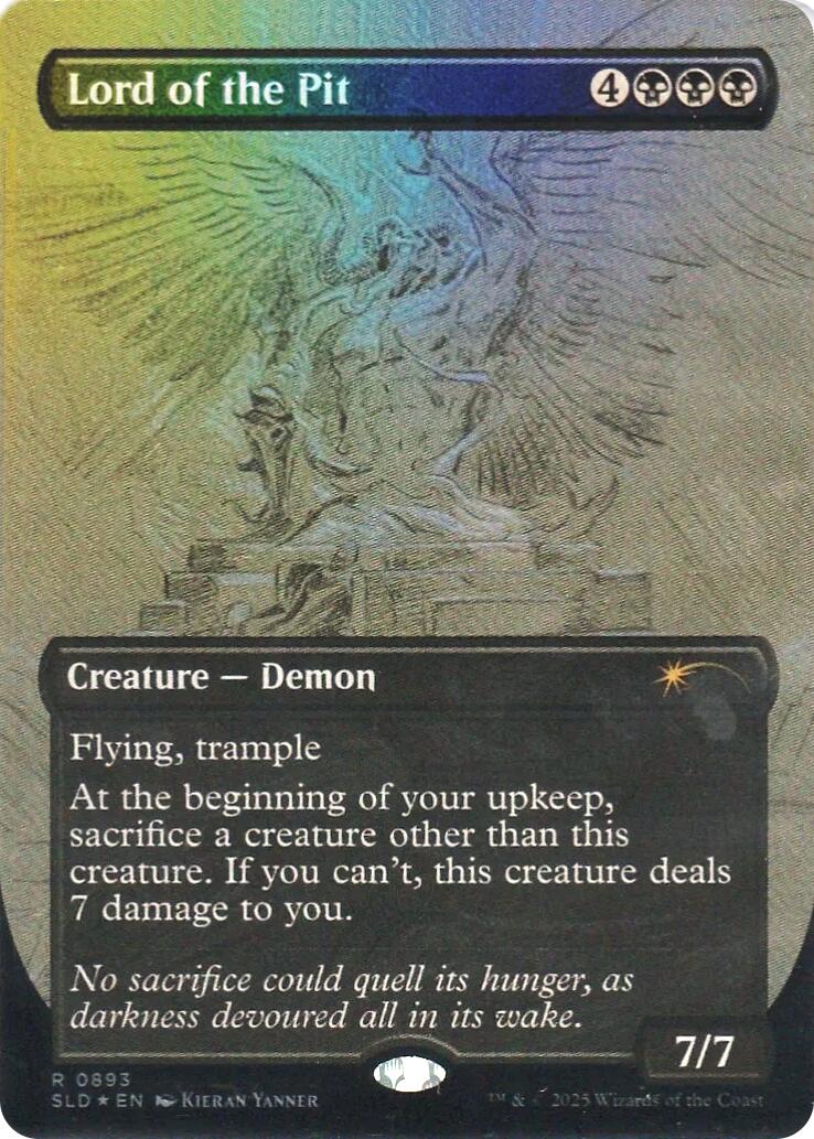 Lord of the Pit (Sketch Showcase) (Rainbow Foil) [Secret Lair Drop Series] | Devastation Store