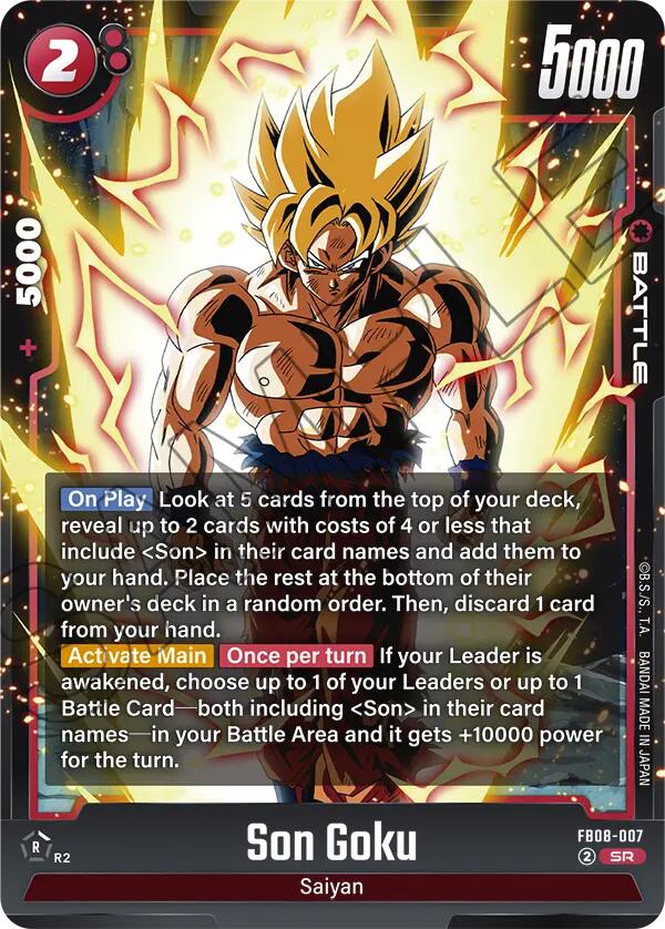 Son Goku (FB08-007) [Saiyan's Pride] - Devastation Store | Devastation Store