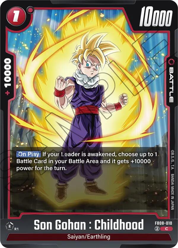 Son Gohan : Childhood (FB08-010) [Saiyan's Pride] | Devastation Store