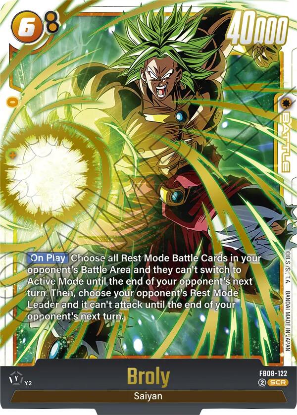 Broly (FB08-122) [Saiyan's Pride] | Devastation Store