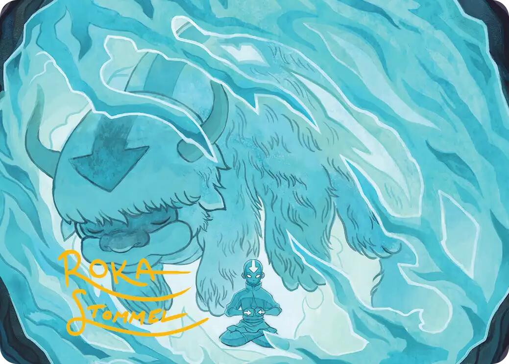 Aang's Iceberg 2 Art Card (Gold-Stamped Signature) [Avatar: The Last Airbender Art Series] | Devastation Store