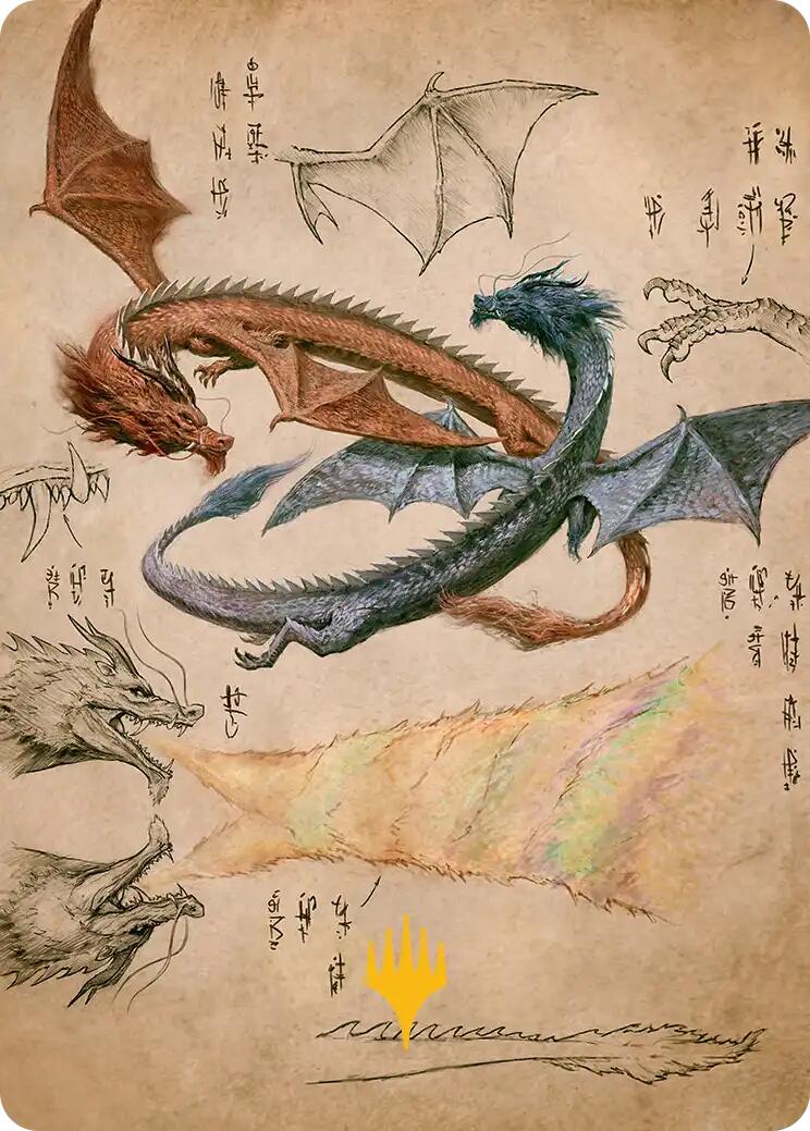 Ran and Shaw Art Card (Gold-Stamped Planeswalker Symbol) [Avatar: The Last Airbender Art Series] | Devastation Store