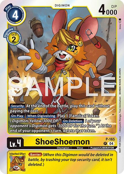 ShoeShoemon [P-165] (Event Pack 8) [Promotional Cards] | Devastation Store