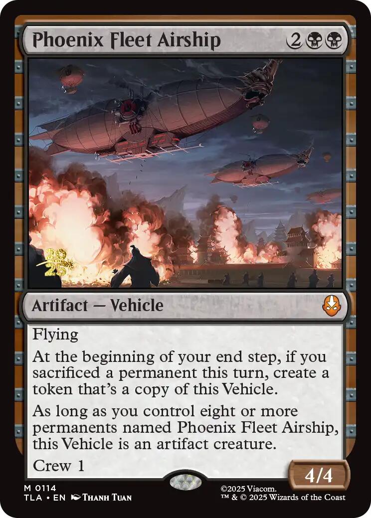Phoenix Fleet Airship [Avatar: The Last Airbender Prerelease Cards] | Devastation Store
