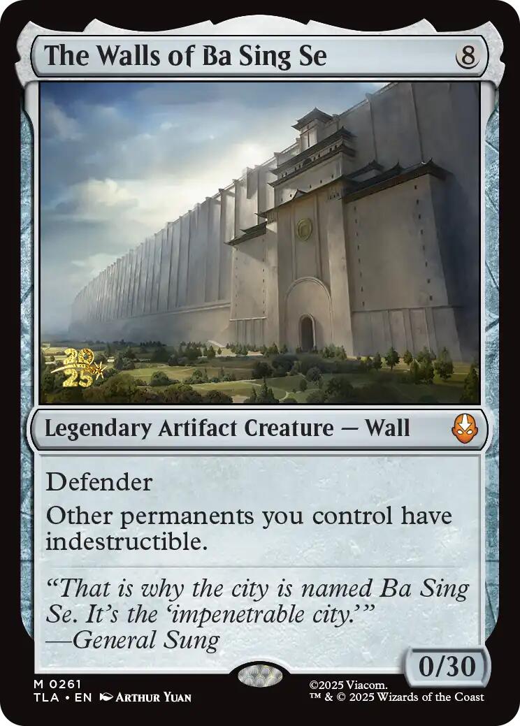 The Walls of Ba Sing Se [Avatar: The Last Airbender Prerelease Cards] | Devastation Store