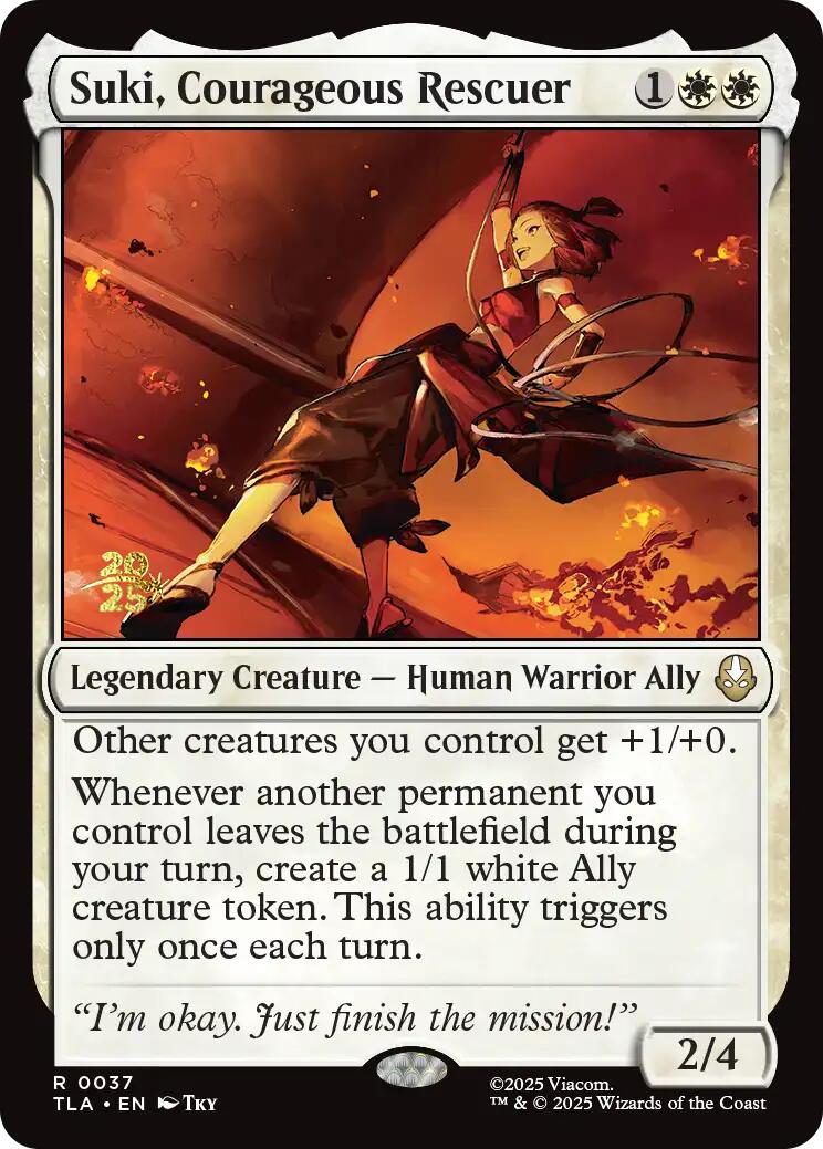 Suki, Courageous Rescuer [Avatar: The Last Airbender Prerelease Cards] | Devastation Store
