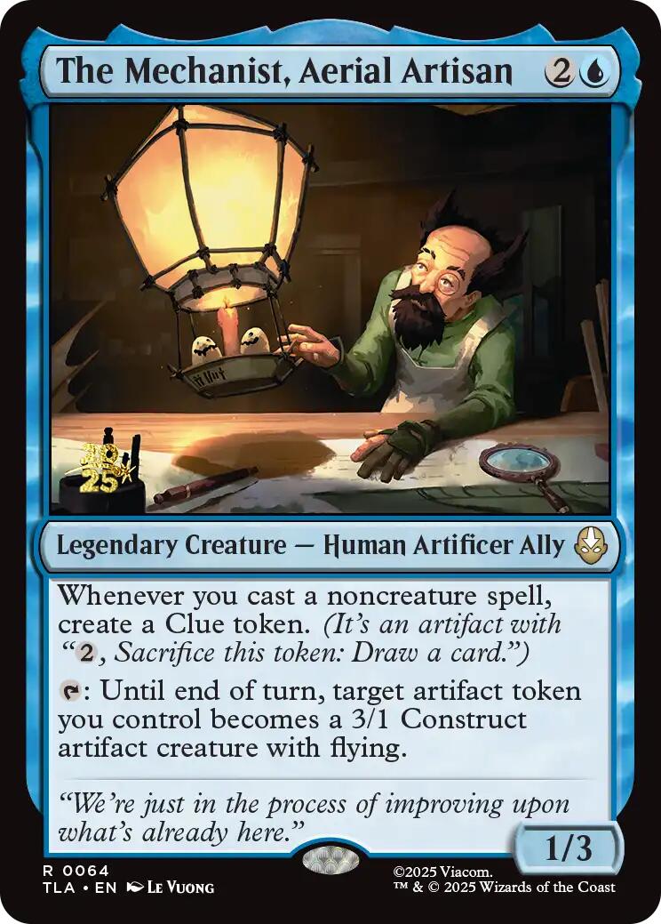The Mechanist, Aerial Artisan [Avatar: The Last Airbender Prerelease Cards] | Devastation Store