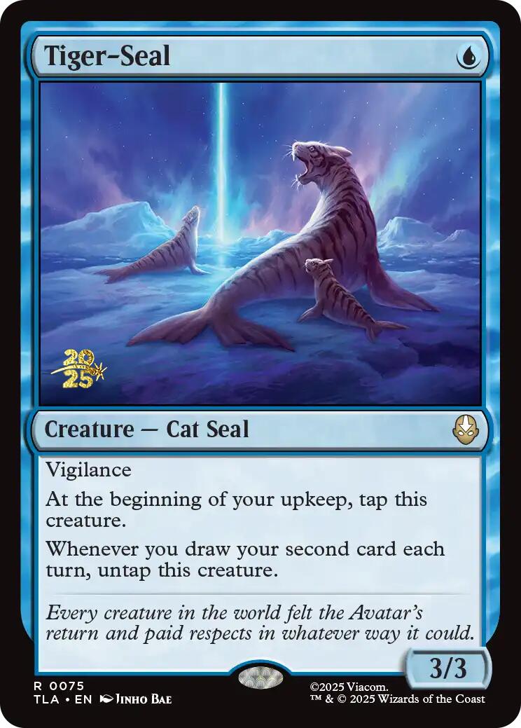 Tiger-Seal [Avatar: The Last Airbender Prerelease Cards] | Devastation Store
