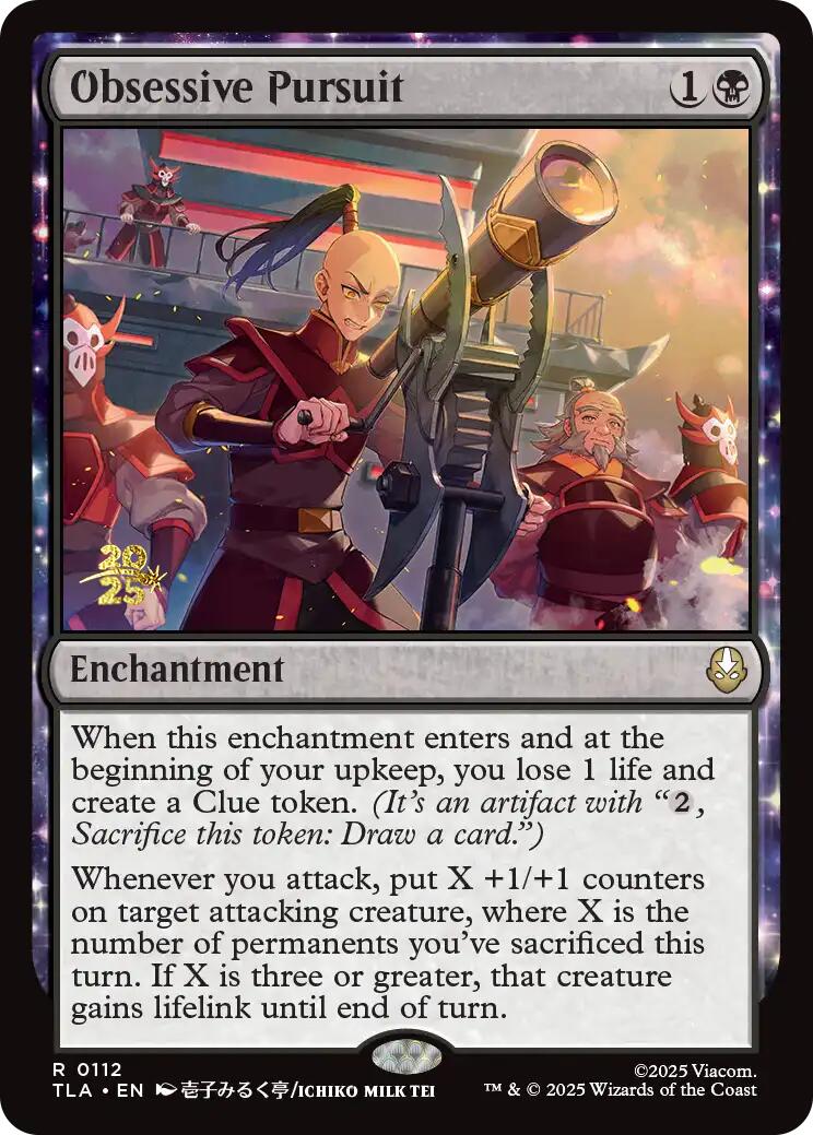 Obsessive Pursuit [Avatar: The Last Airbender Prerelease Cards] | Devastation Store
