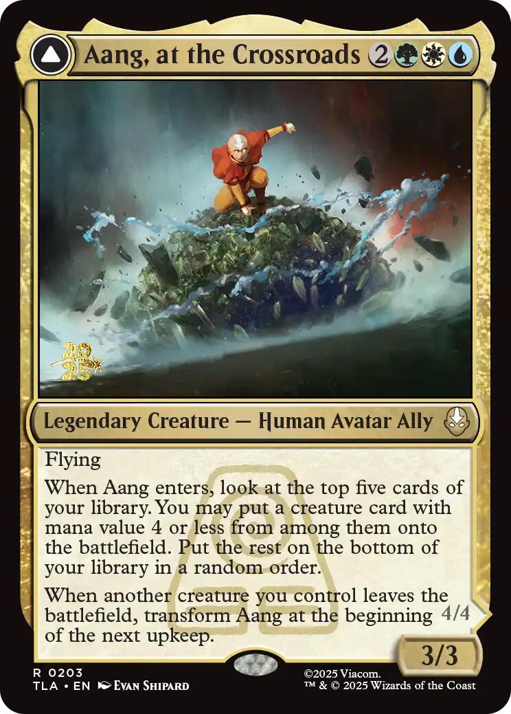 Aang, at the Crossroads [Avatar: The Last Airbender Prerelease Cards] | Devastation Store