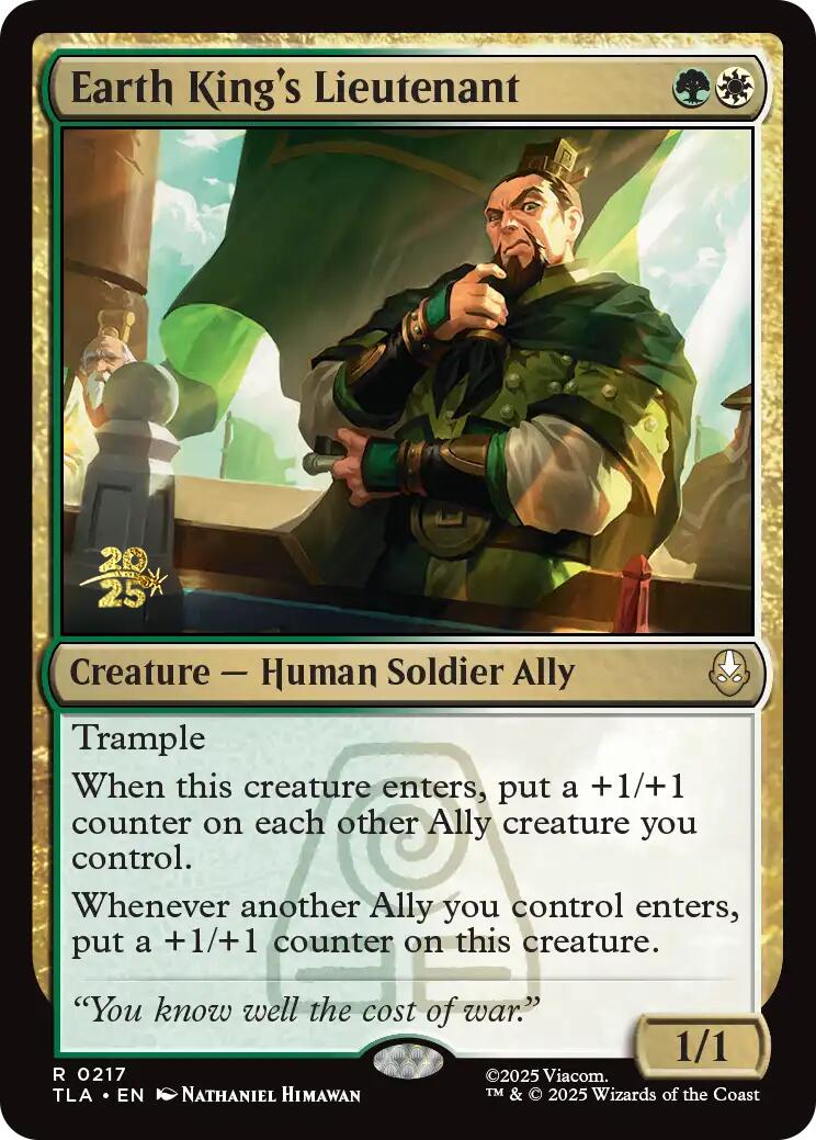 Earth King's Lieutenant [Avatar: The Last Airbender Prerelease Cards] | Devastation Store