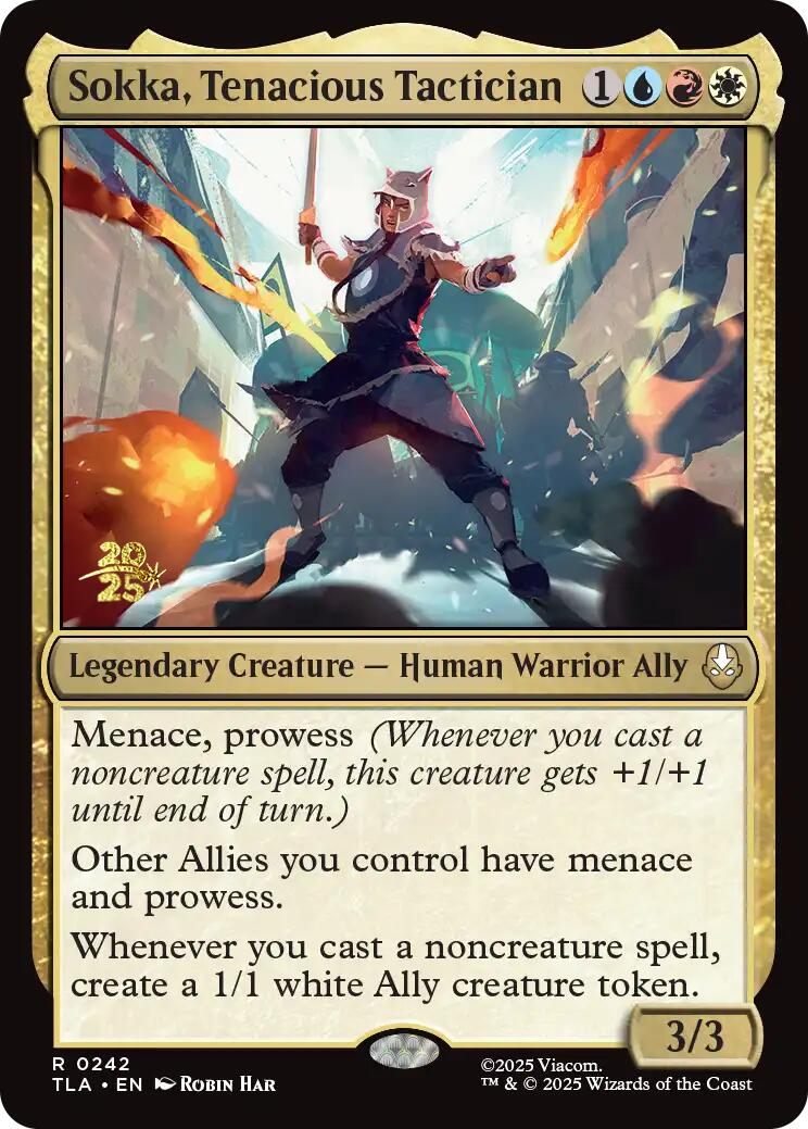 Sokka, Tenacious Tactician [Avatar: The Last Airbender Prerelease Cards] | Devastation Store