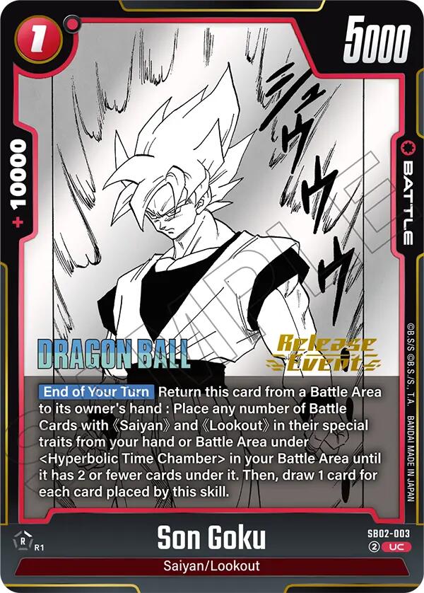 Son Goku (SB02-003) [Manga Booster 02 Release Event Cards] | Devastation Store