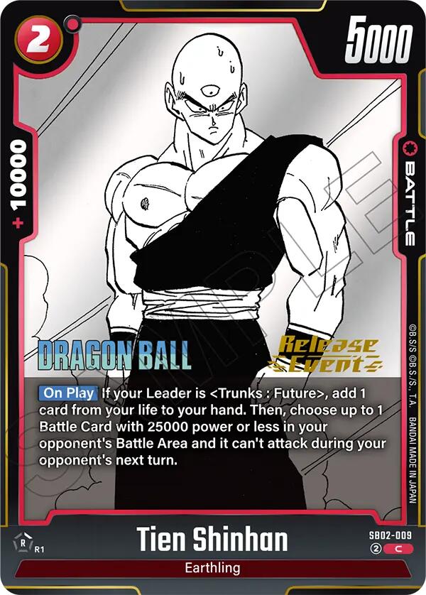 Tien Shinhan [Manga Booster 02 Release Event Cards] | Devastation Store