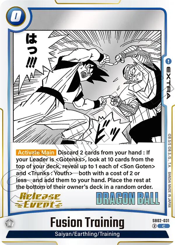 Fusion Training [Manga Booster 02 Release Event Cards] | Devastation Store