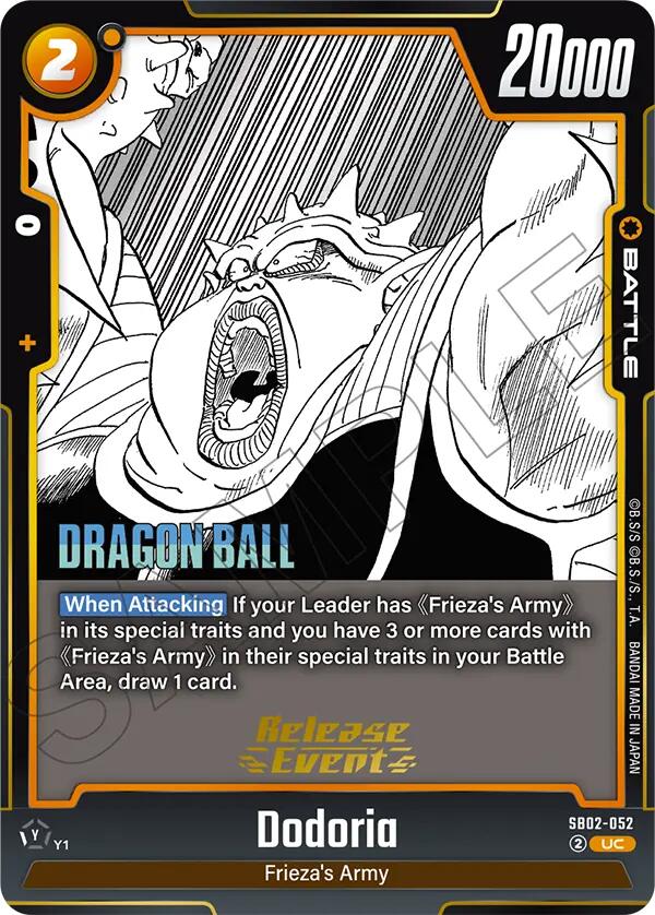 Dodoria [Manga Booster 02 Release Event Cards] | Devastation Store