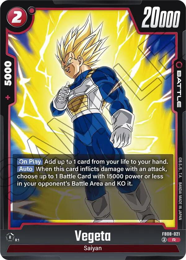 Vegeta (FB08-021) [Saiyan's Pride] | Devastation Store