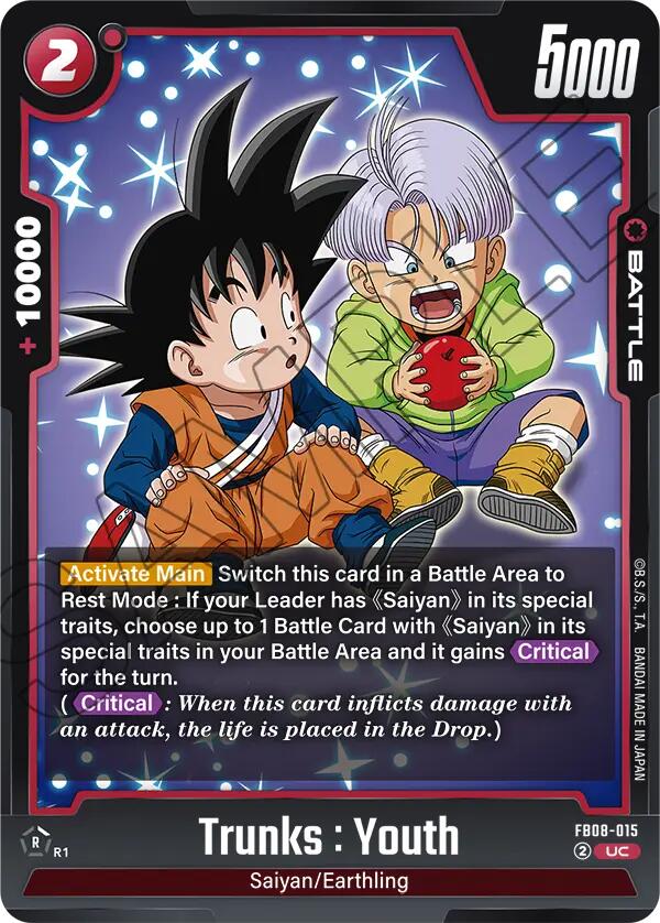 Trunks : Youth (FB08-015) [Saiyan's Pride] | Devastation Store