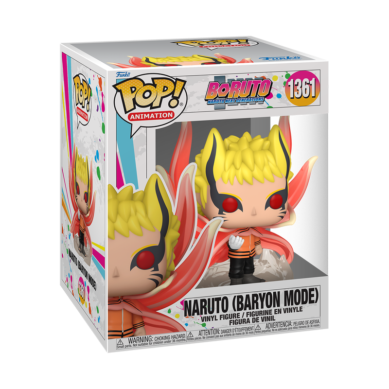 Funko Pop Boruto Naruto Baryon Mode #1361 - Super Sized Pop | Devastation Store