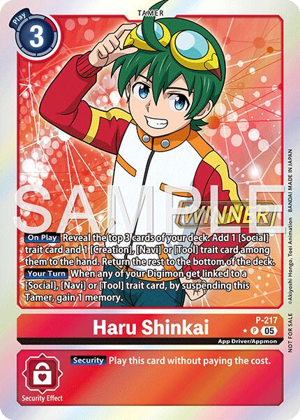 Haru Shinkai [P-217] (Official Store Tournament 2026 Vol. 1 Winner) [Promotional Cards] | Devastation Store