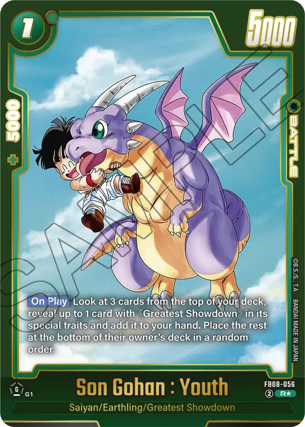 Son Gohan : Youth (FB08-056) (Alternate Art) [Saiyan's Pride] | Devastation Store