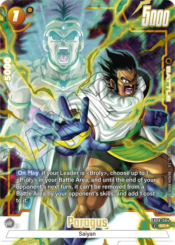 Paragus (FB08-084) (Alternate Art) [Saiyan's Pride] | Devastation Store
