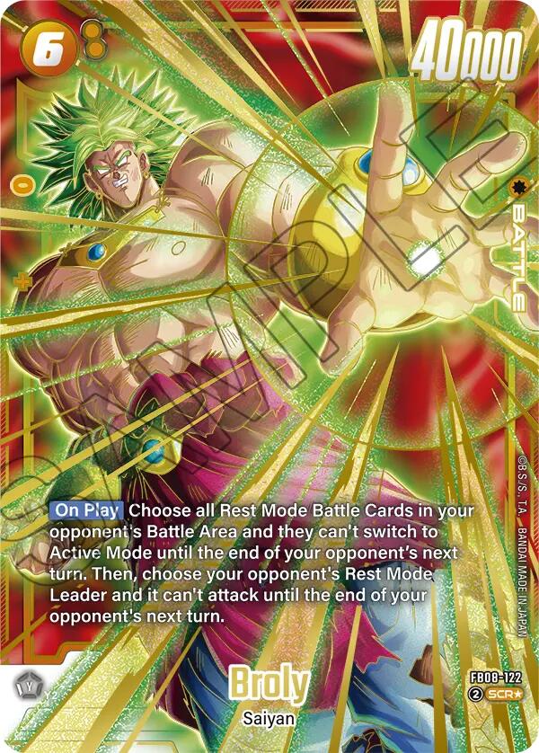 Broly (FB08-122) (Alternate Art) [Saiyan's Pride] | Devastation Store