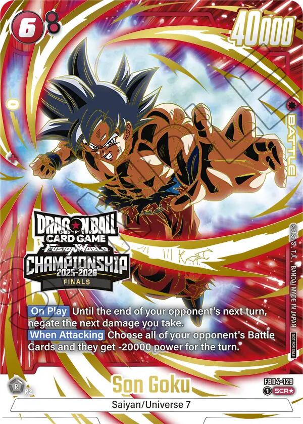 Son Goku (FB04-129) (Championship 2025-2026 Finals) [Fusion World Tournament Cards] | Devastation Store