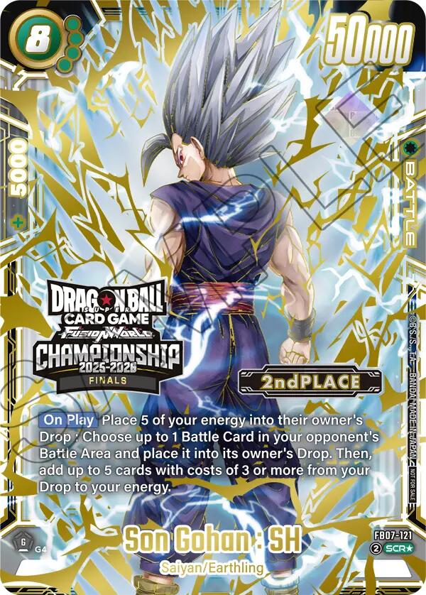 Son Gohan : SH (FB07-121) (Championship 2025-2026 Finals 2nd Place) [Fusion World Tournament Cards] | Devastation Store