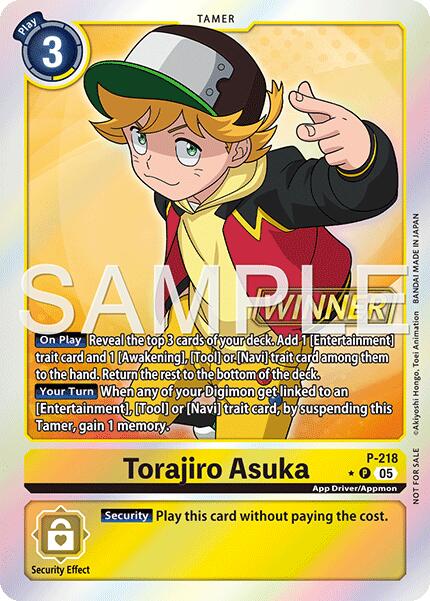 Torajiro Asuka [P-218] (Official Store Tournament 2026 Vol. 1 Winner) [Promotional Cards] | Devastation Store
