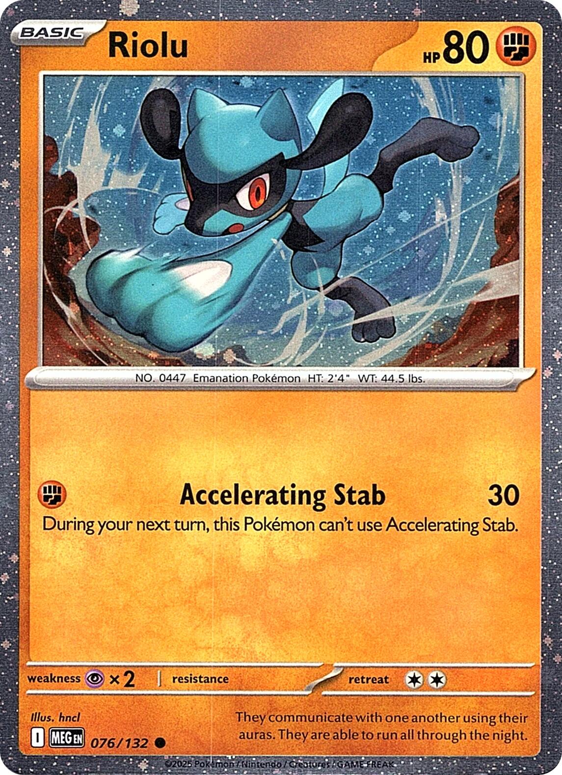 Riolu (076/132) (Cosmos Holo) [Miscellaneous Cards] | Devastation Store