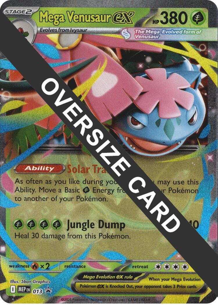 Mega Venusaur ex (013) (Jumbo) [Mega Evolution Promo] | Devastation Store