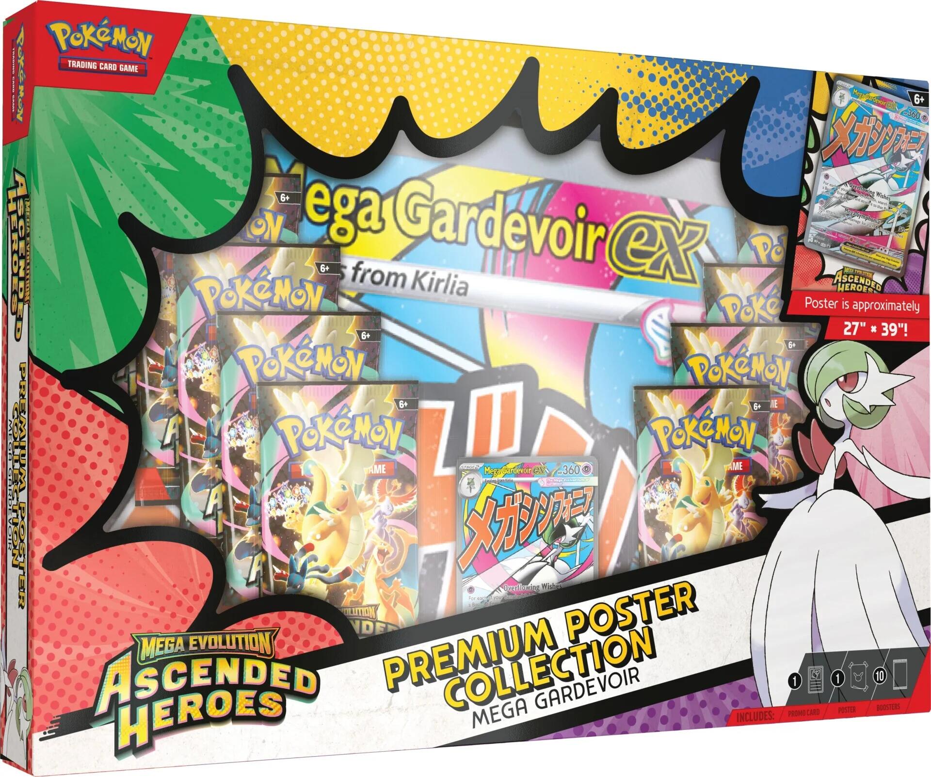 Mega Evolution: Ascended Heroes - Premium Poster Collection (Mega Gardevoir) | Devastation Store
